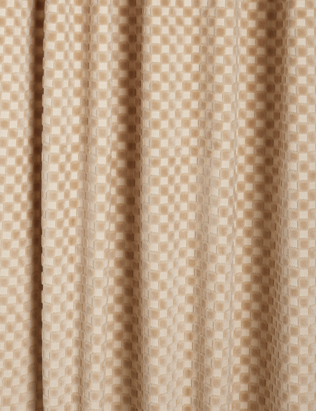 Hi-Lo Checker Velvet Curtain Panel By Sarah  Sherman Samuel