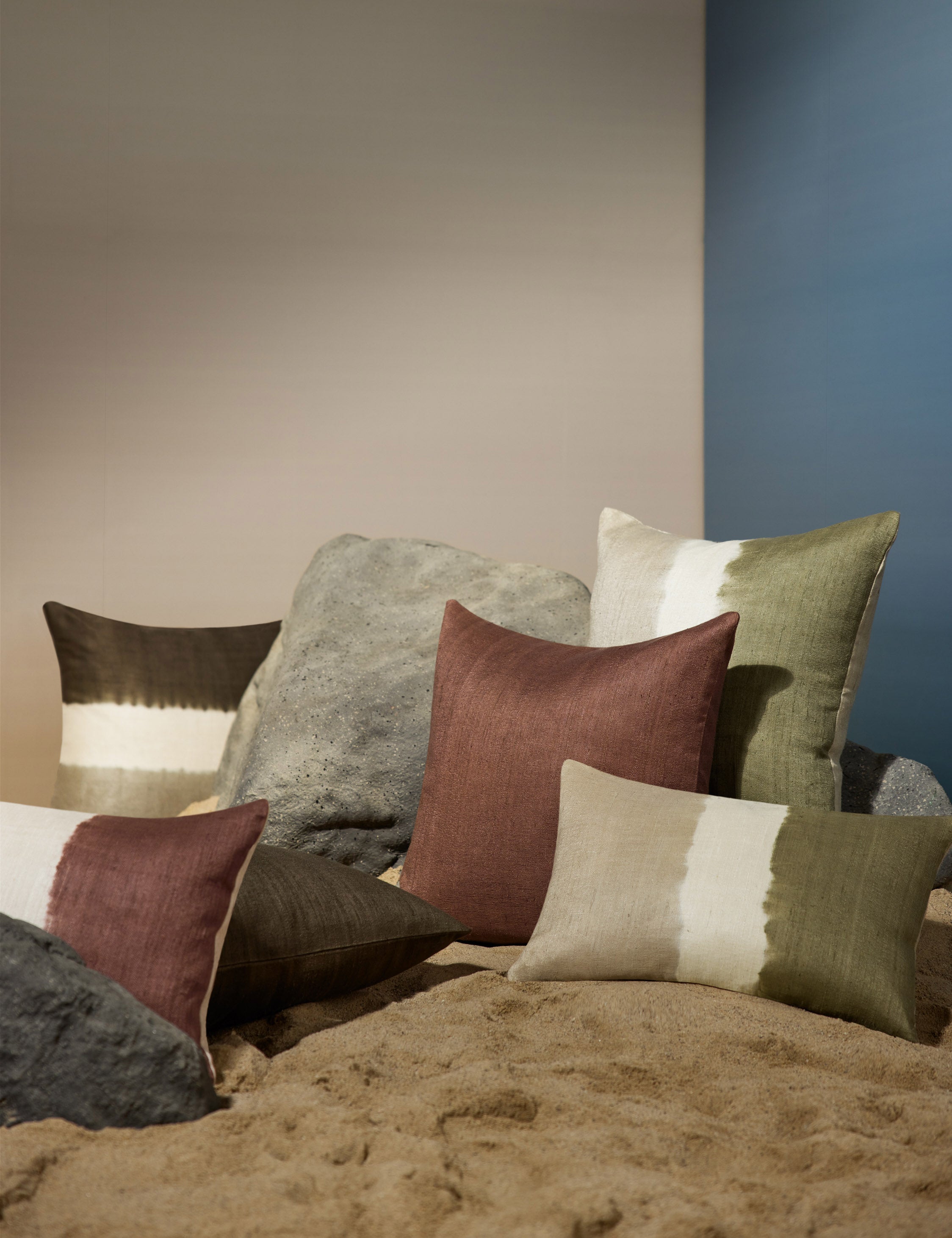 Grounded in Love Silk Pillow by James Perkins