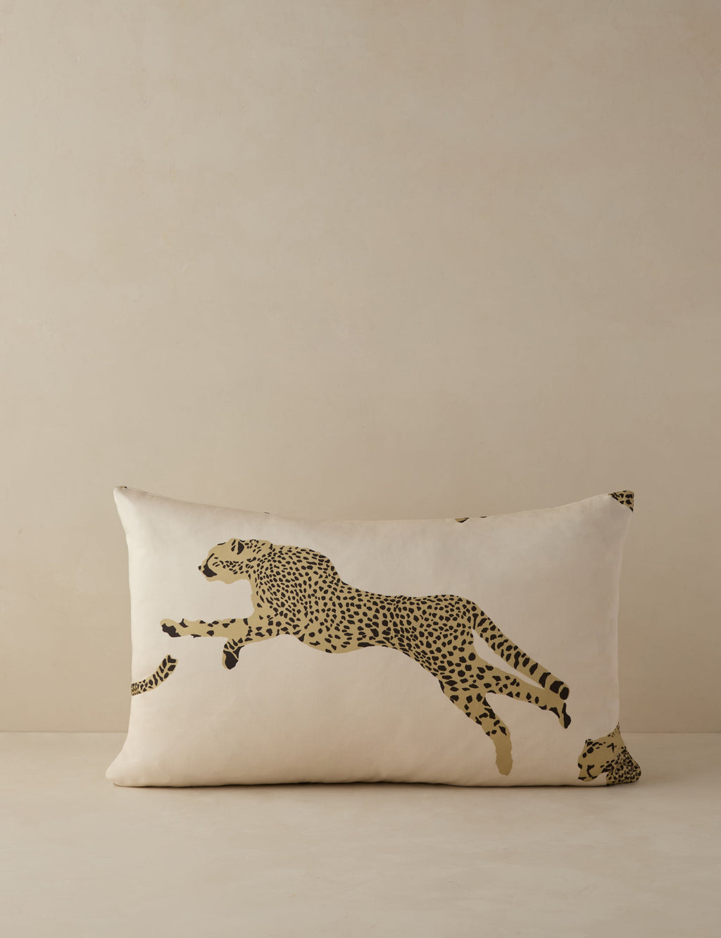 Leaping Cheetah Pillow by Scalamandre