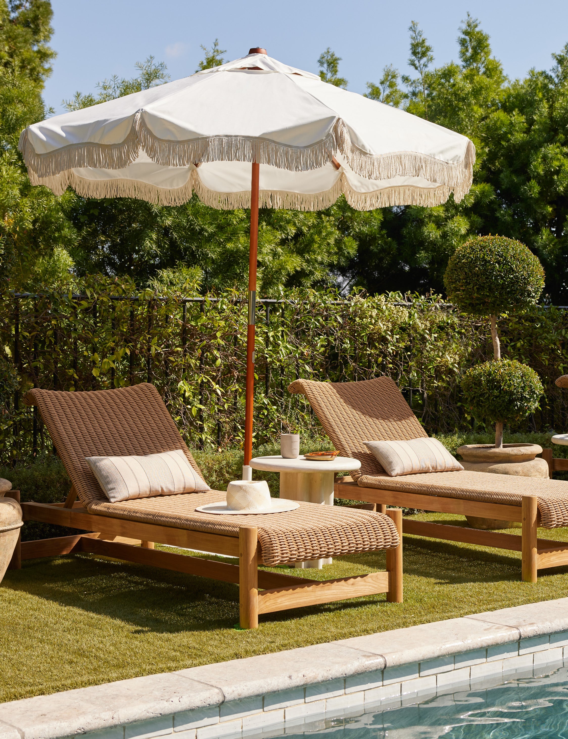 Leo Indoor / Outdoor Pillow by Sunbrella for Lulu and Georgia
