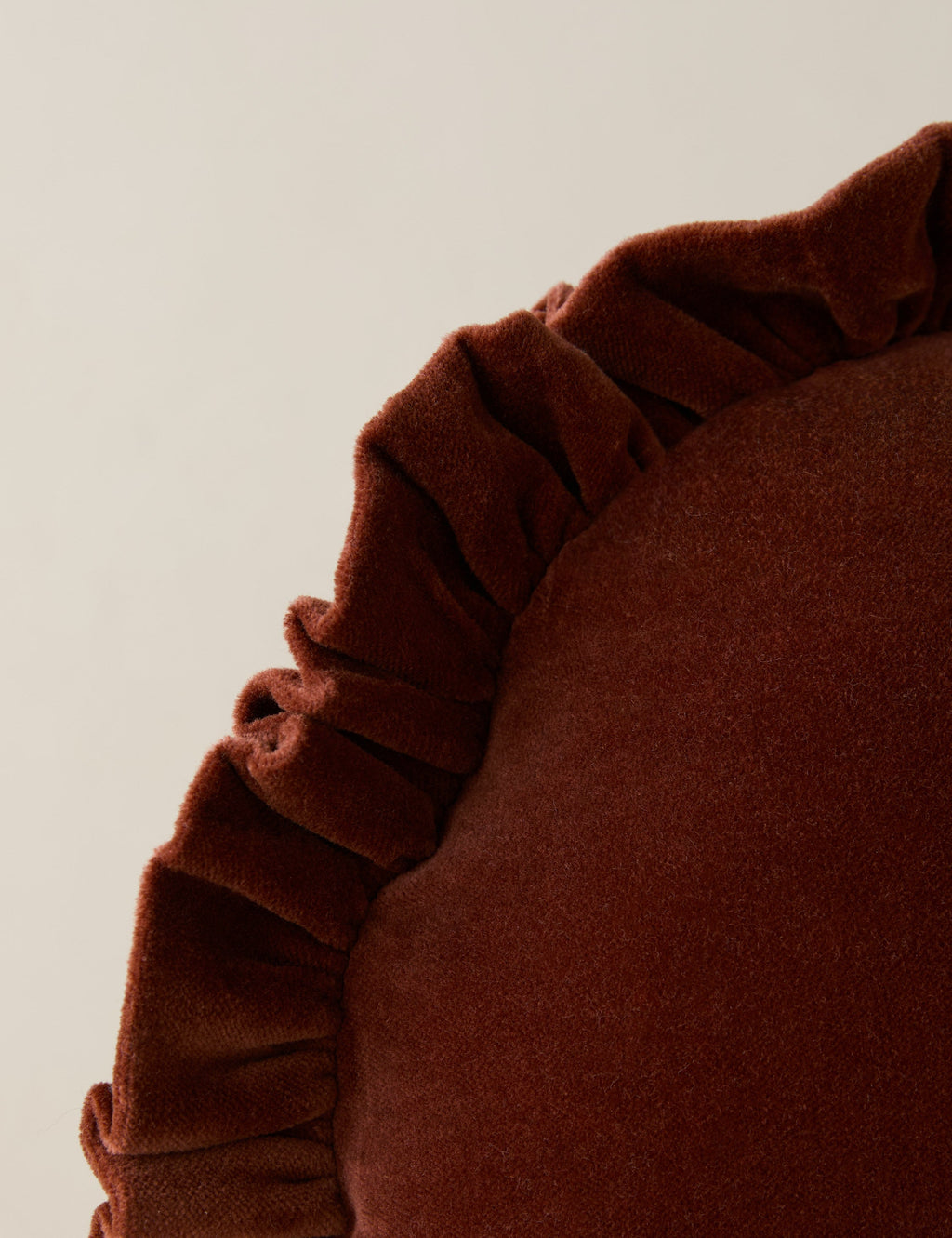 Mauree Velvet Round Pillow