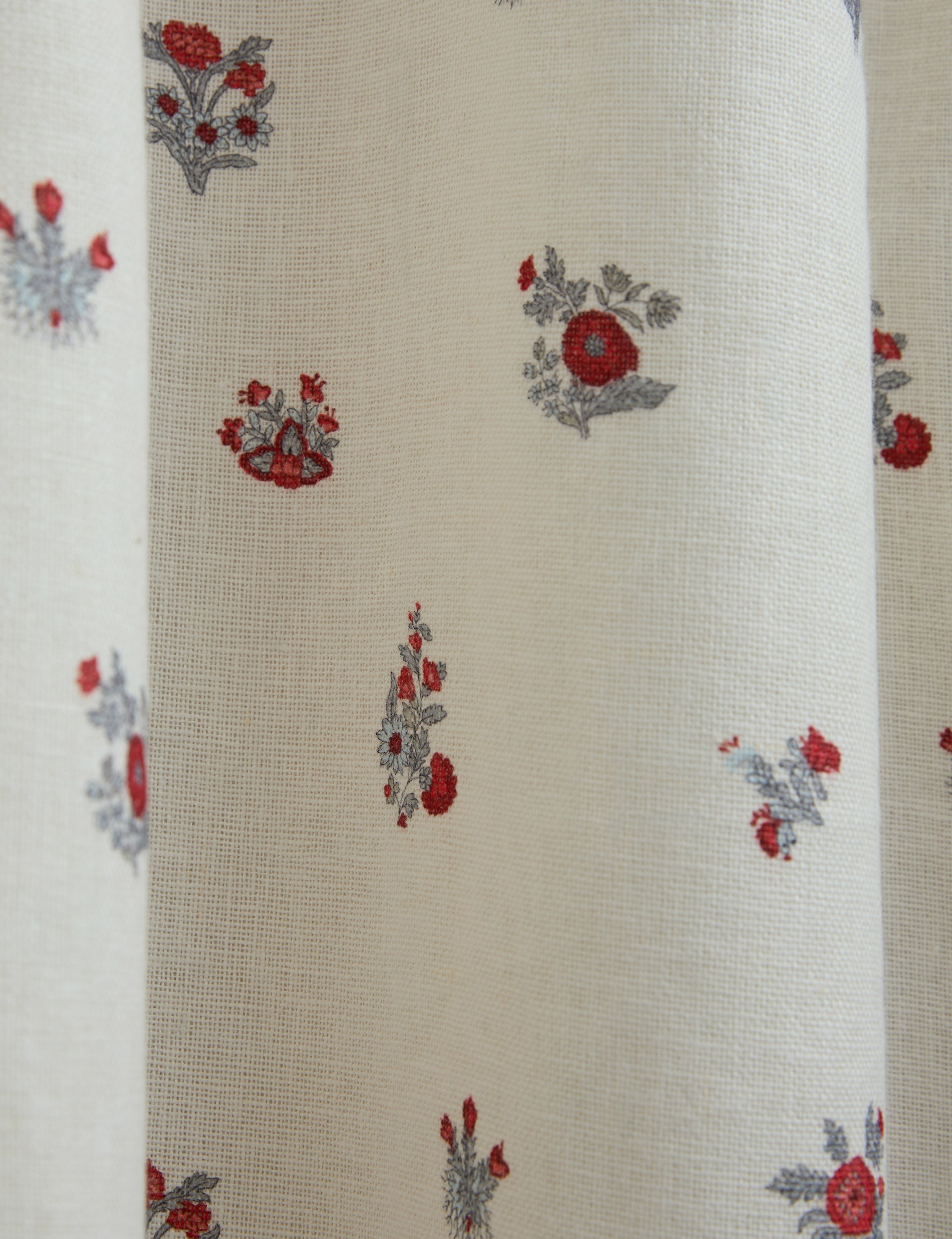 Mayfair Pleated Linen Curtain Panel by Heidi Caillier