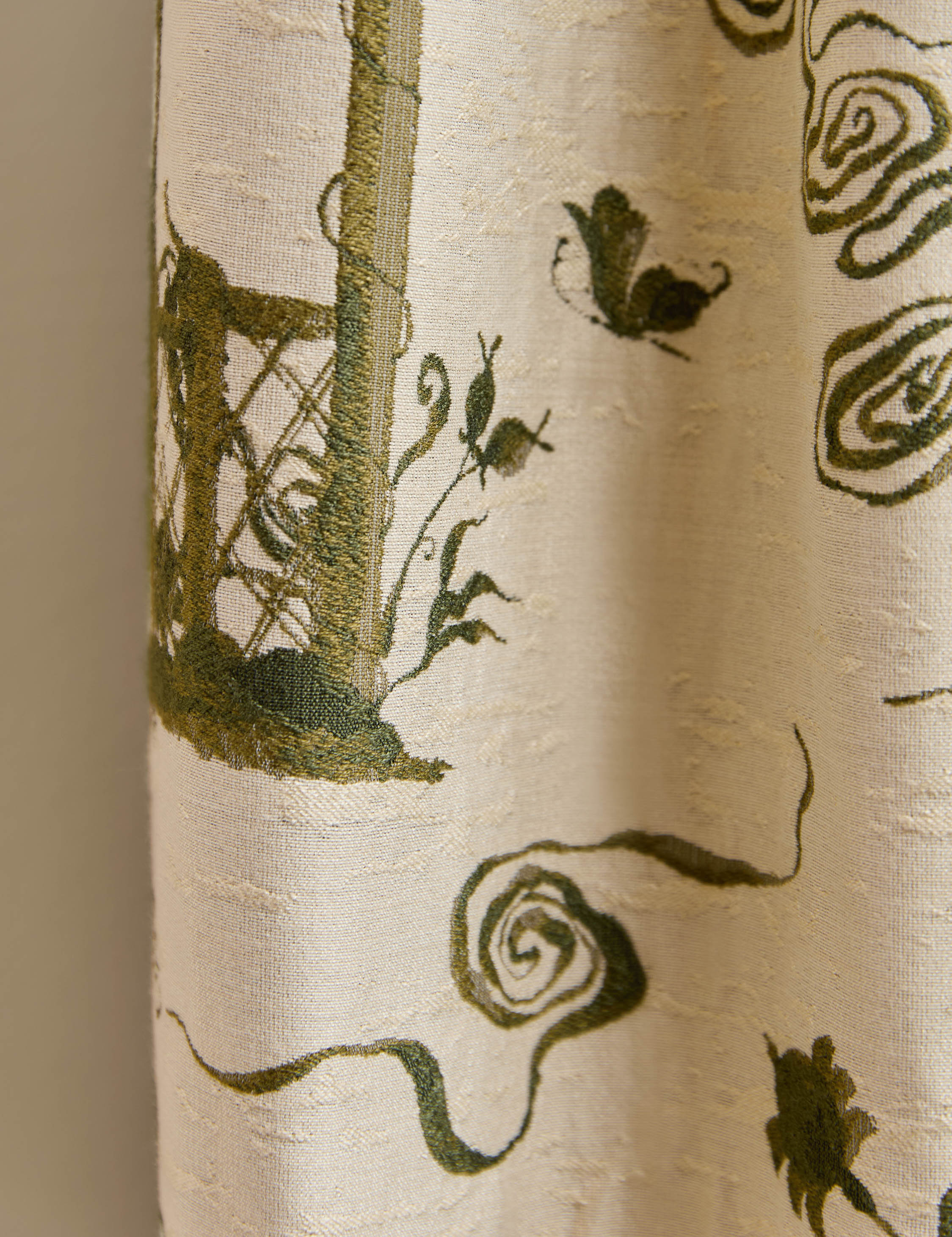 Misha Toile Curtain Panel