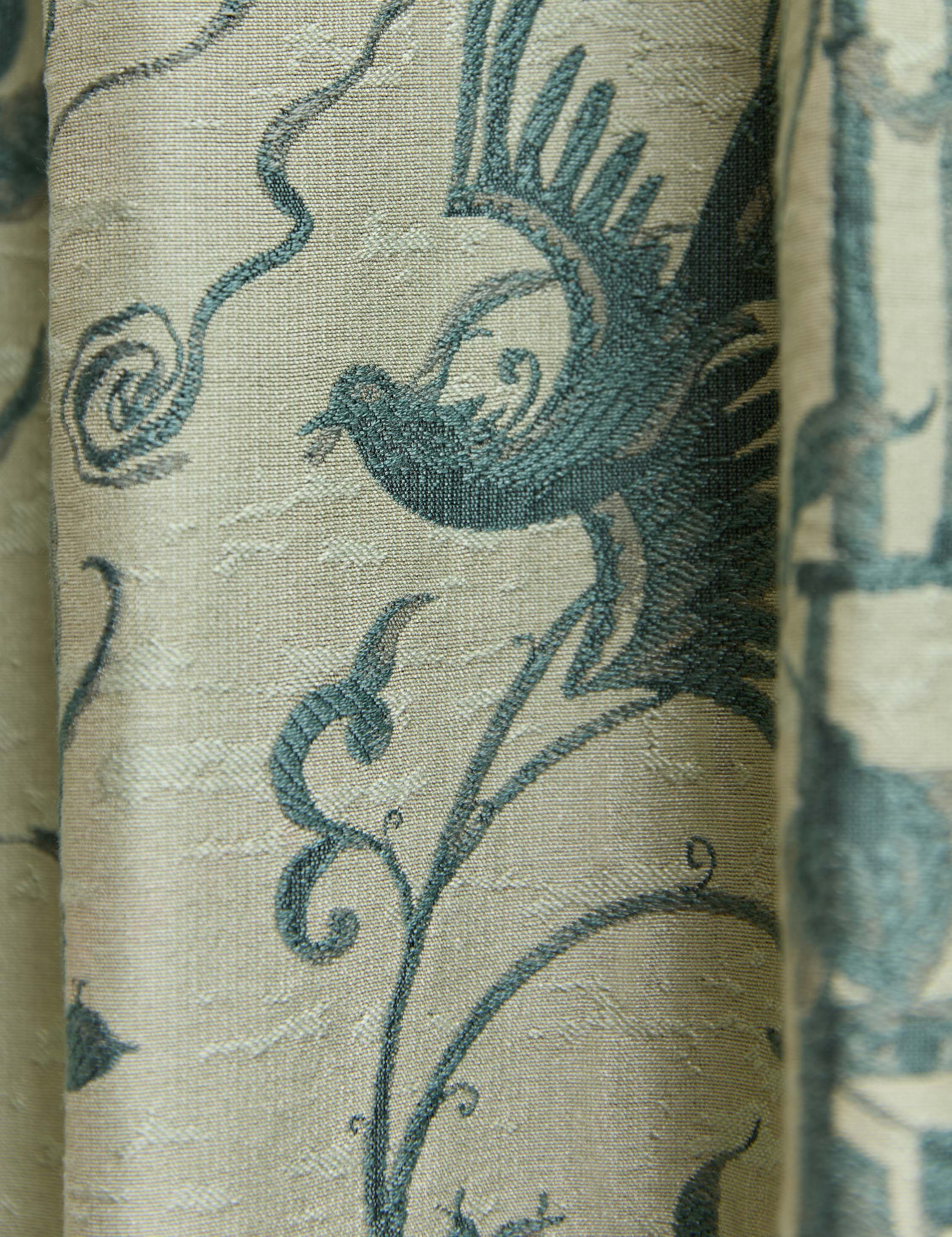 Misha Toile Curtain Panel