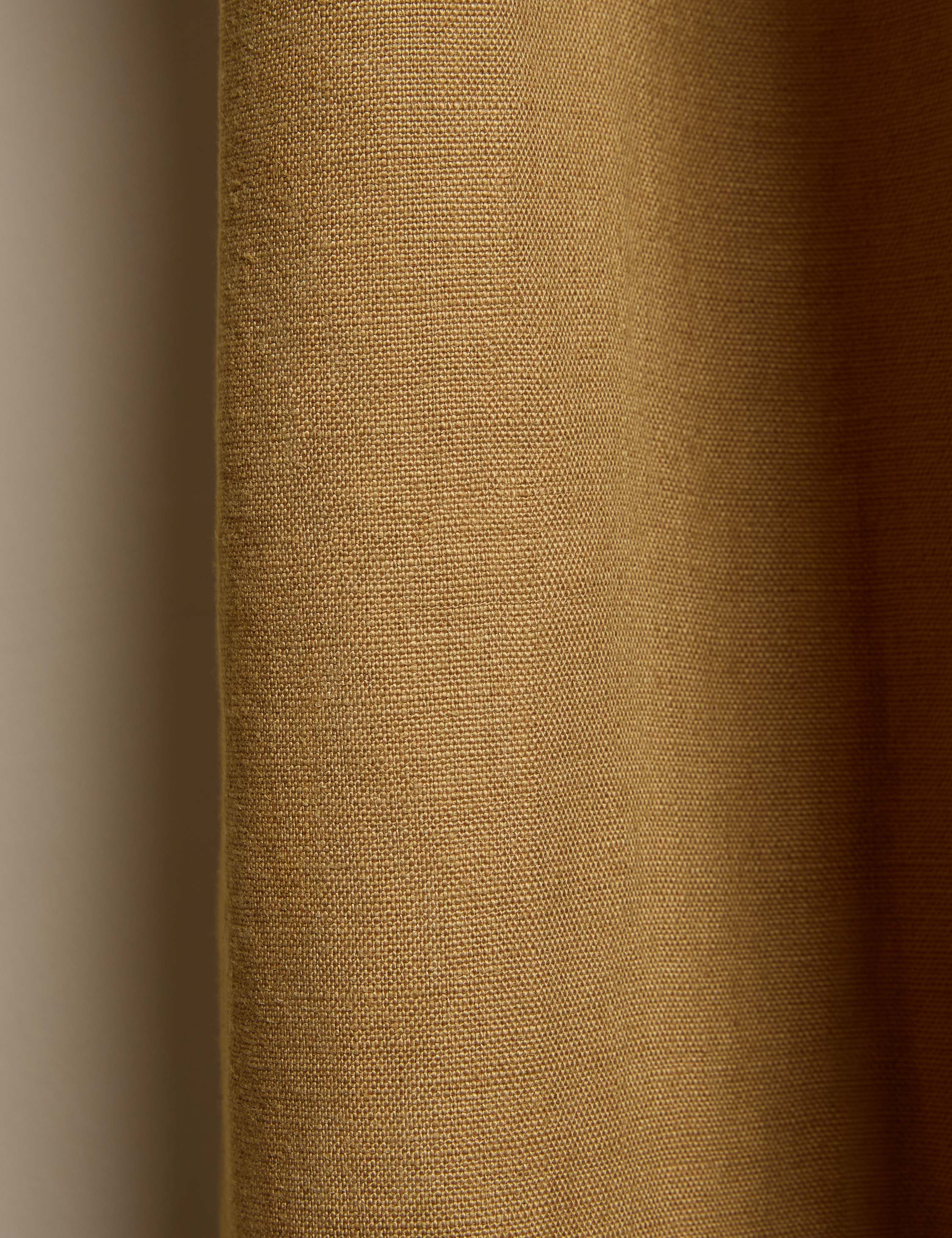 Nori Ruffle Belgian Linen Curtain Panel