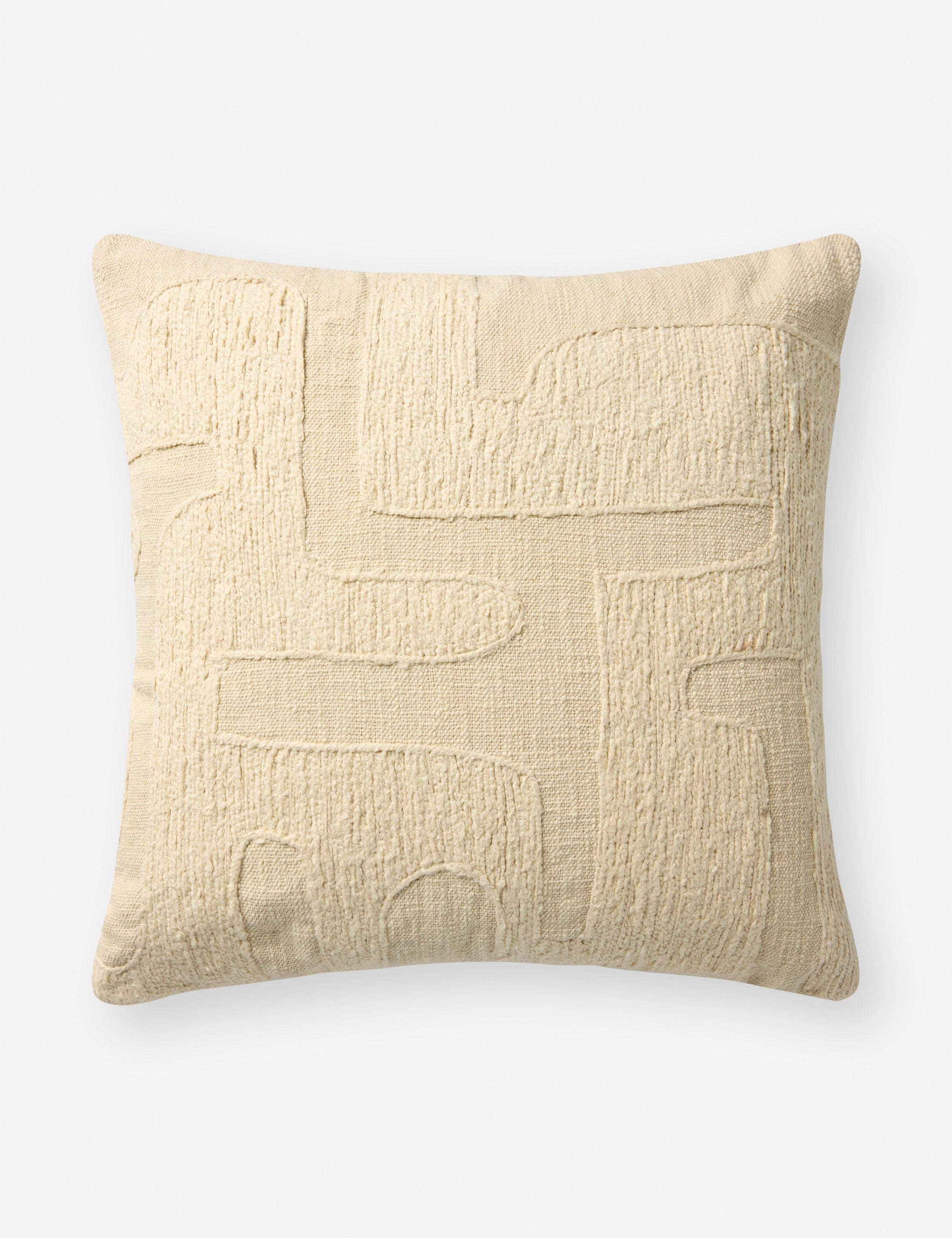 Organic Embroidered Pillow by Brigette Romanek x Loloi