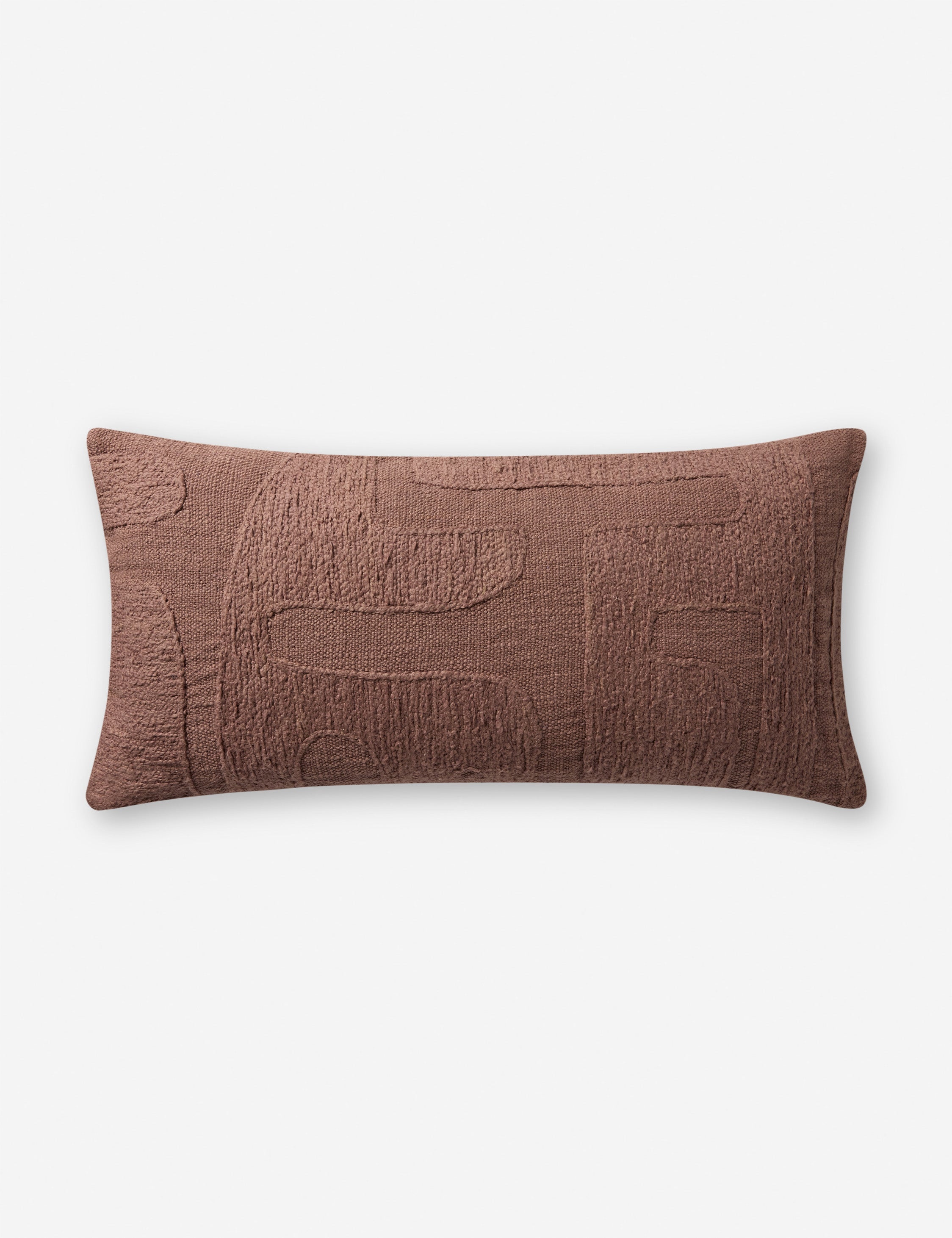 Organic Embroidered Pillow by Brigette Romanek x Loloi
