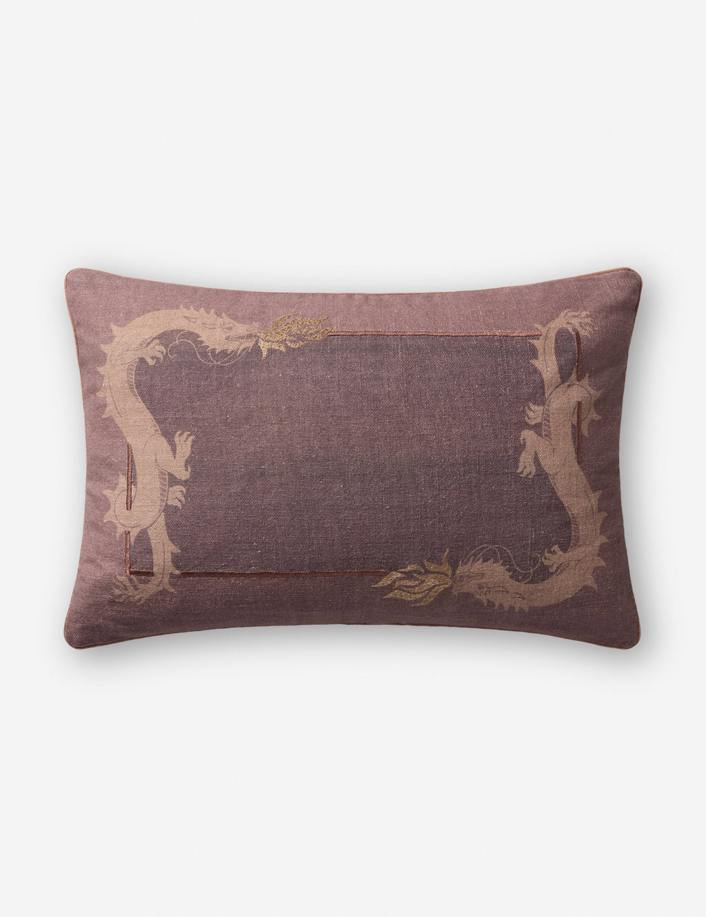 Dragon Embroidered Pillow by Brigette Romanek x Loloi