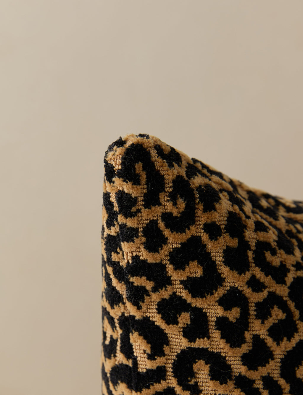 Panthera Velvet Lumbar Pillow by Scalamandre
