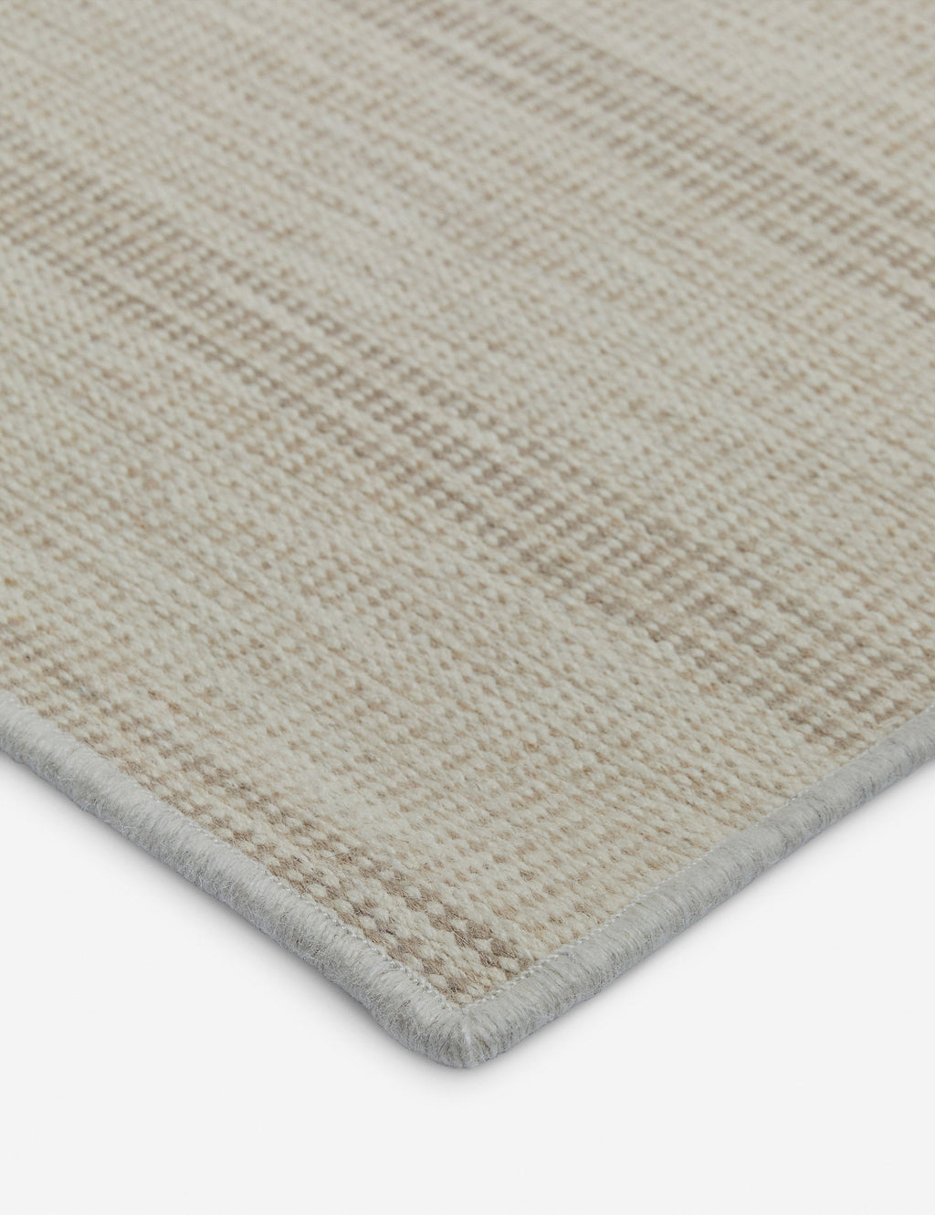 Custom Cheyenne Flatweave Wool Rug, Parchment