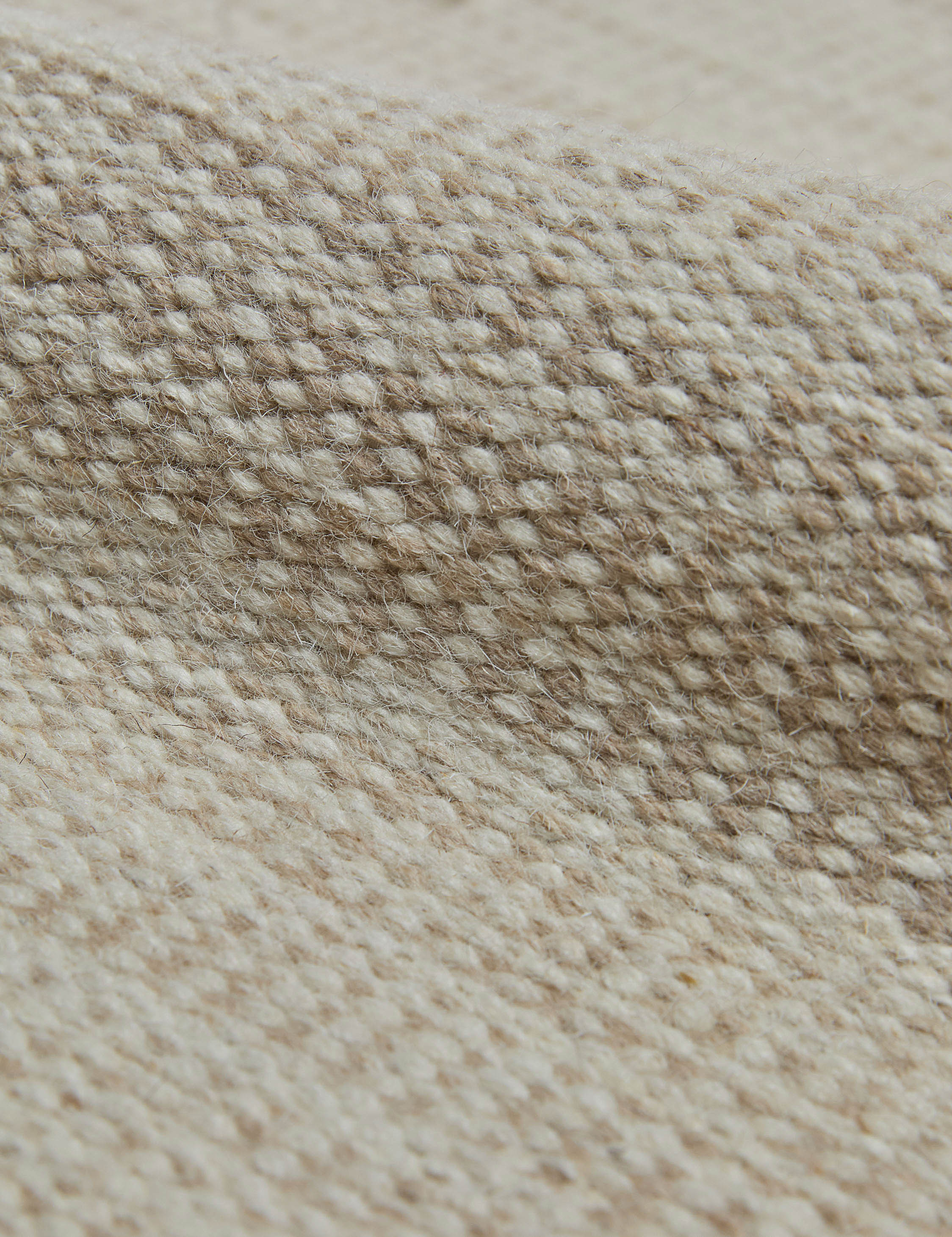 Custom Cheyenne Flatweave Wool Rug, Parchment