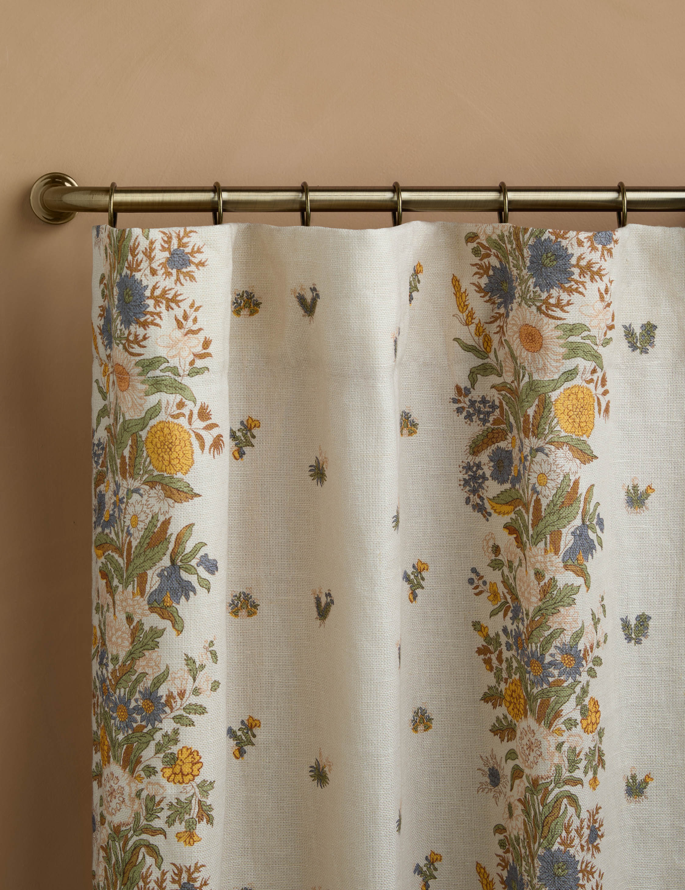 Presidio Linen Curtain Panel by Heidi Caillier