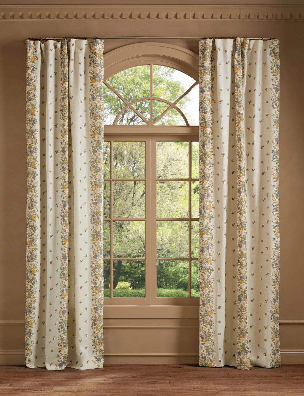 Presidio Linen Curtain Panel by Heidi Caillier