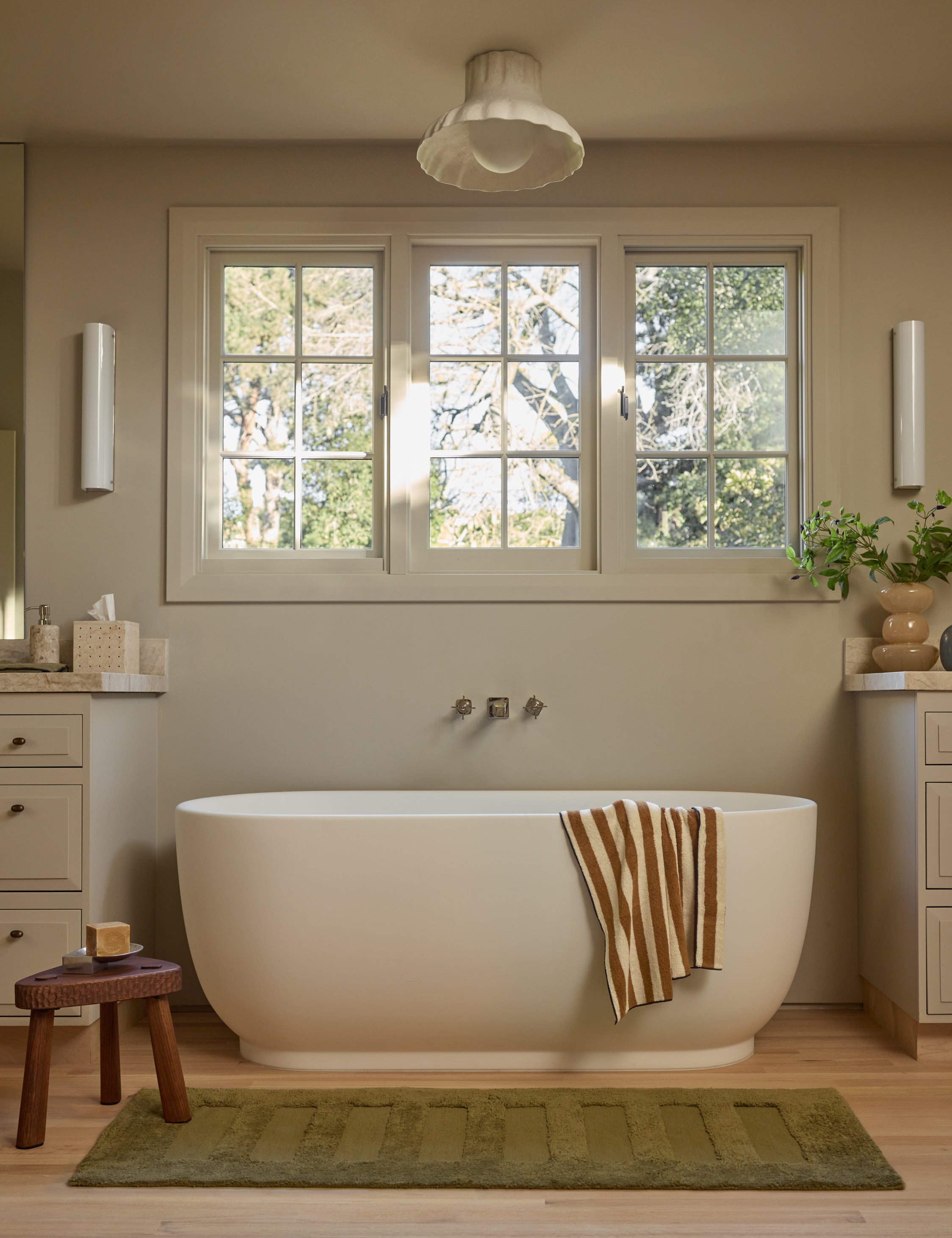 Raita Organic Cotton Bath Mat by Sarah Sherman Samuel