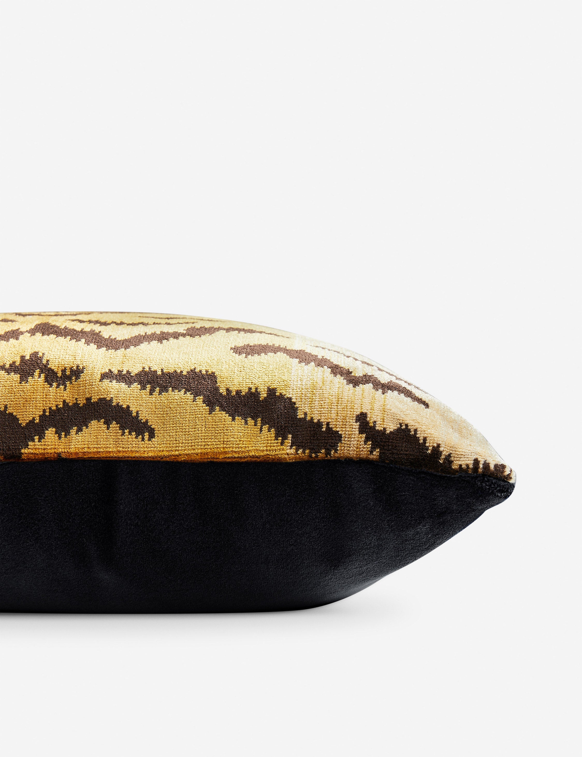 Tigre Silk Pillow by Scalamandré