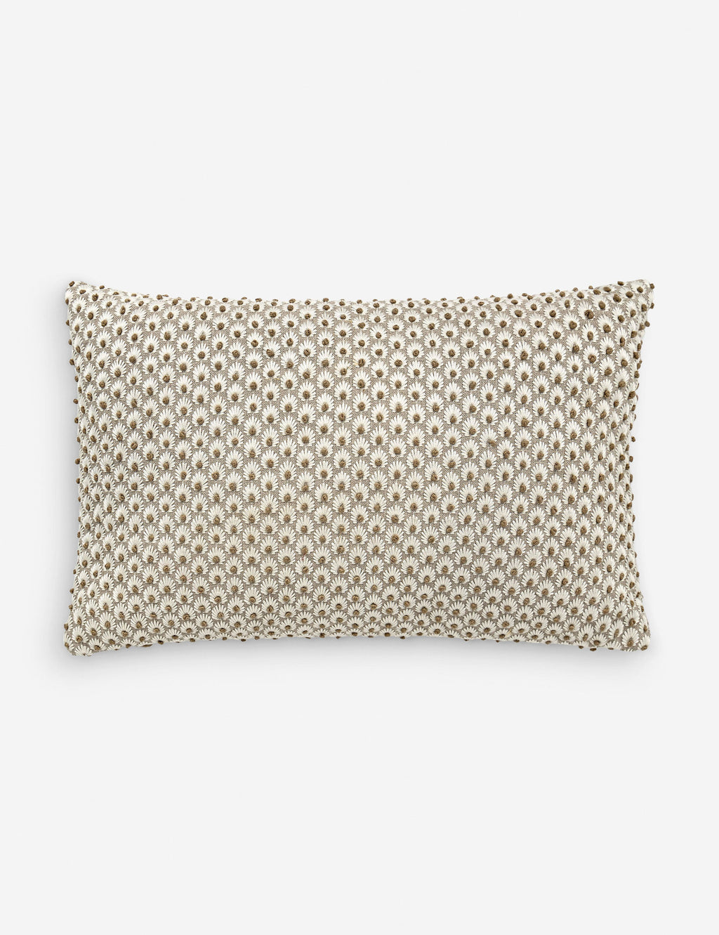 Fleur Embroidered Pillow by Scalamandre