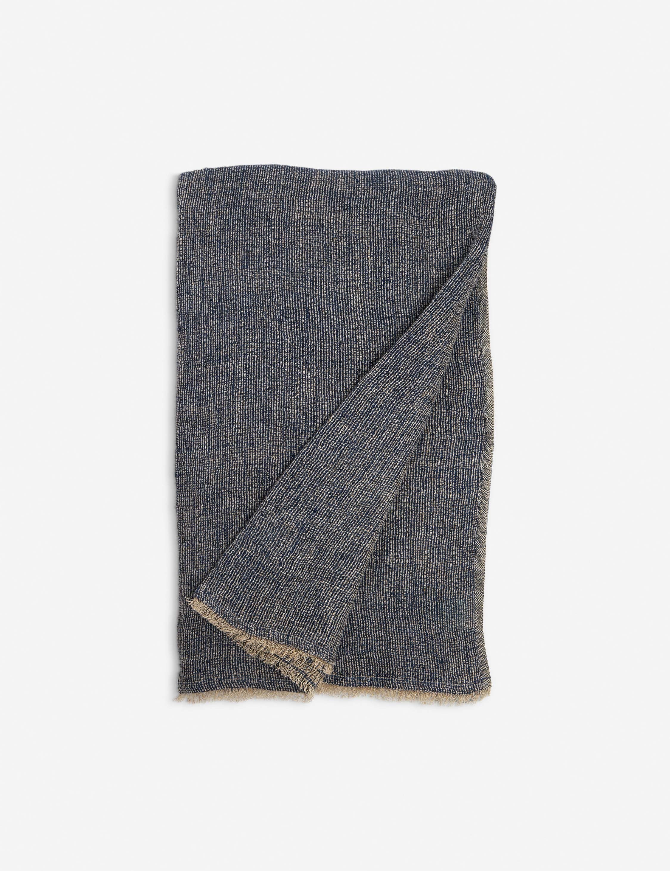 River Oversized Linen Throw by Pom Pom at Home