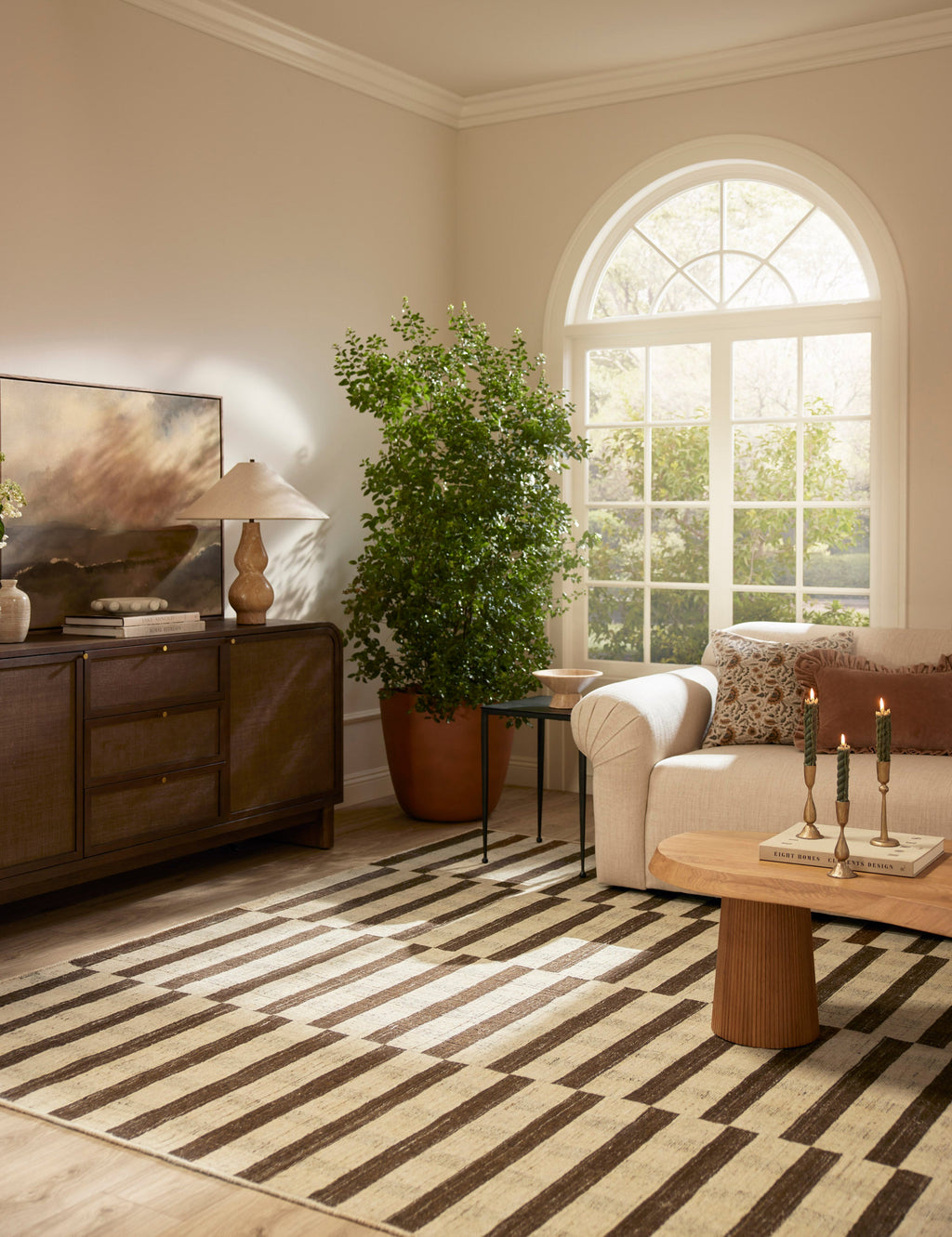 Tieran Handwoven Wool-Blend Rug