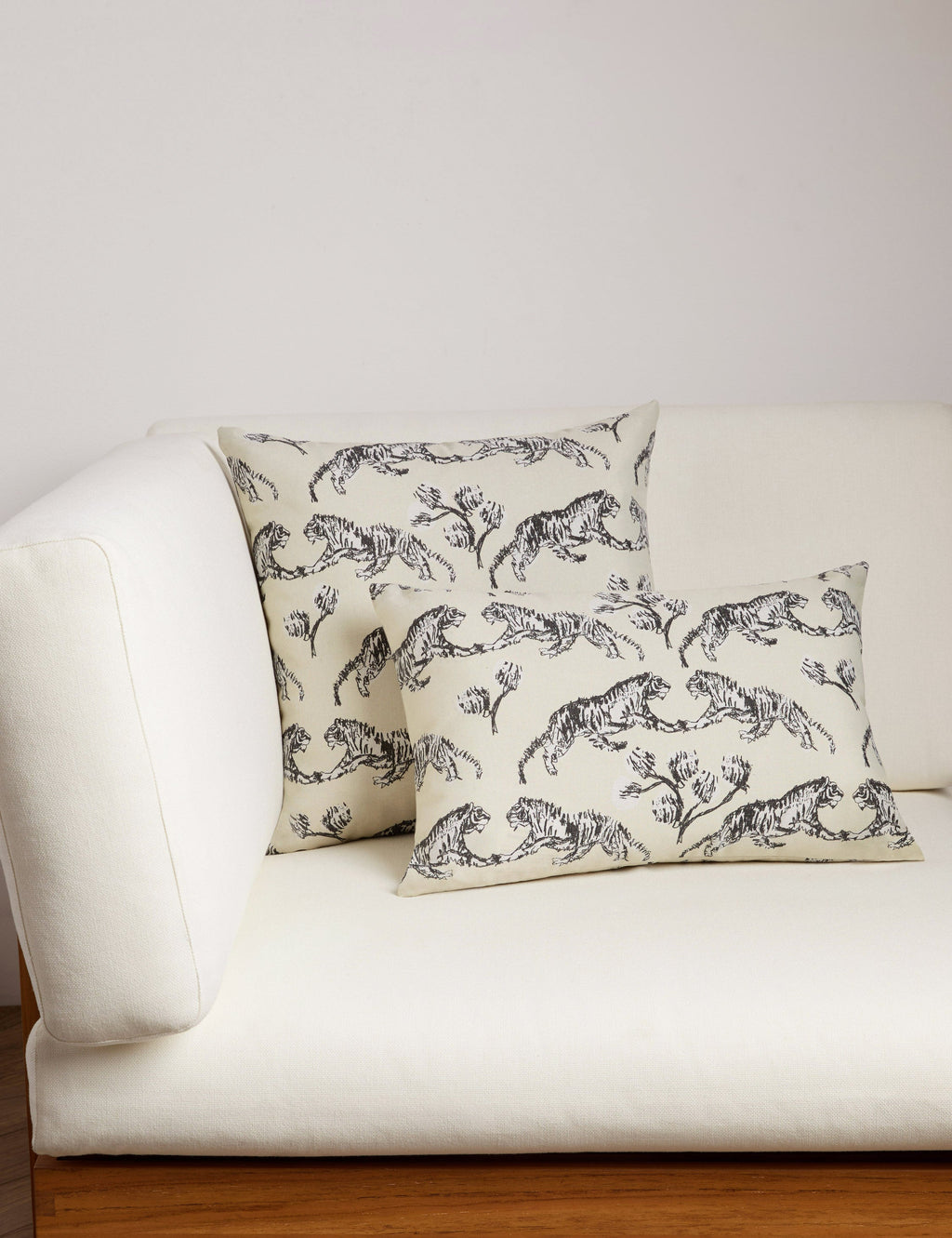 Tiger Indoor / Outdoor Pillow by Sarah Sherman Samuel