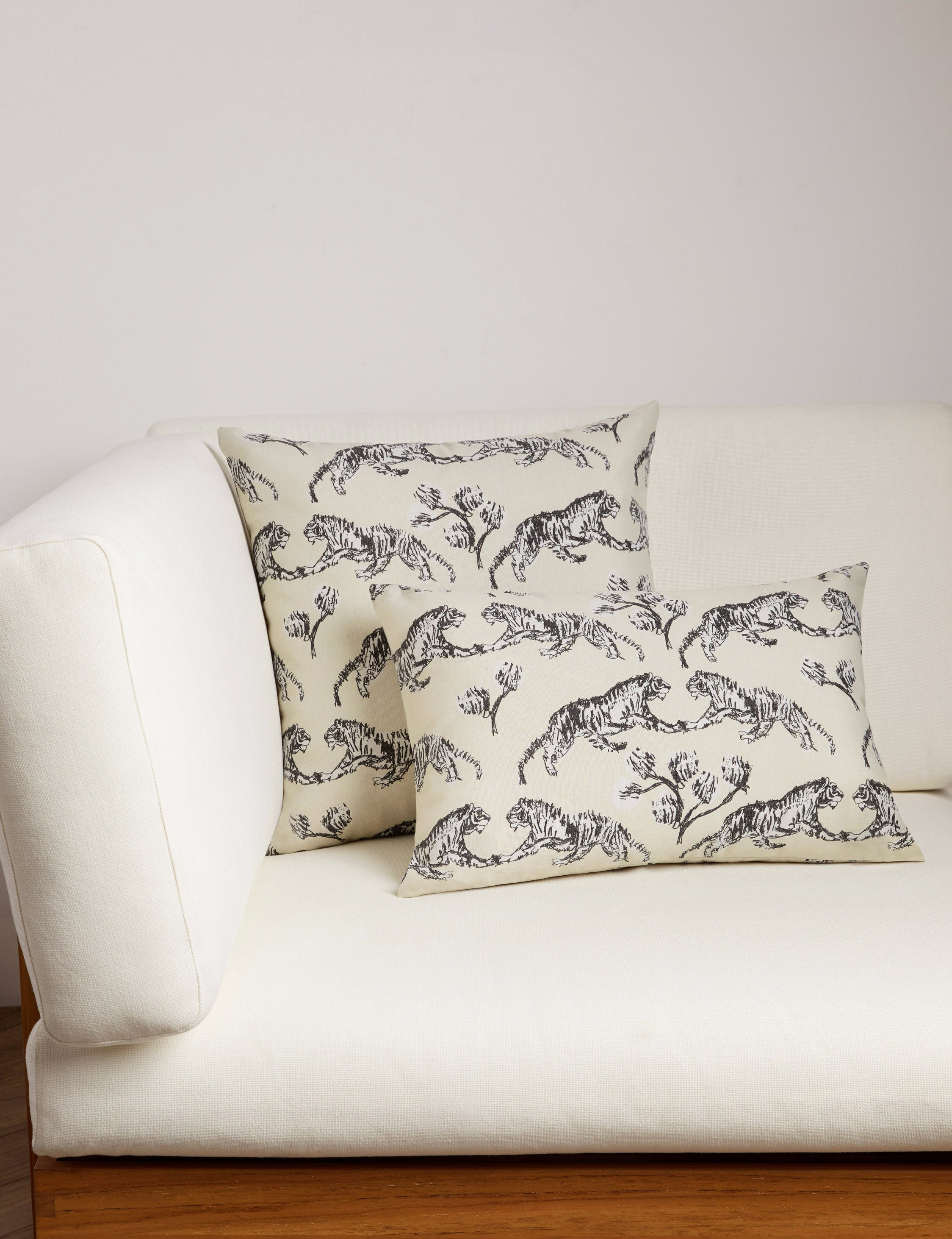 Tiger Indoor / Outdoor Pillow by Sarah Sherman Samuel