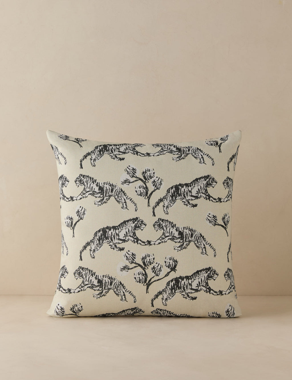 Tiger Indoor / Outdoor Pillow by Sarah Sherman Samuel
