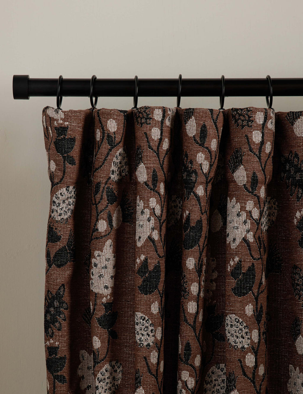 Vini Botanical Jacquard Curtain Panel by Sarah Sherman Samuel
