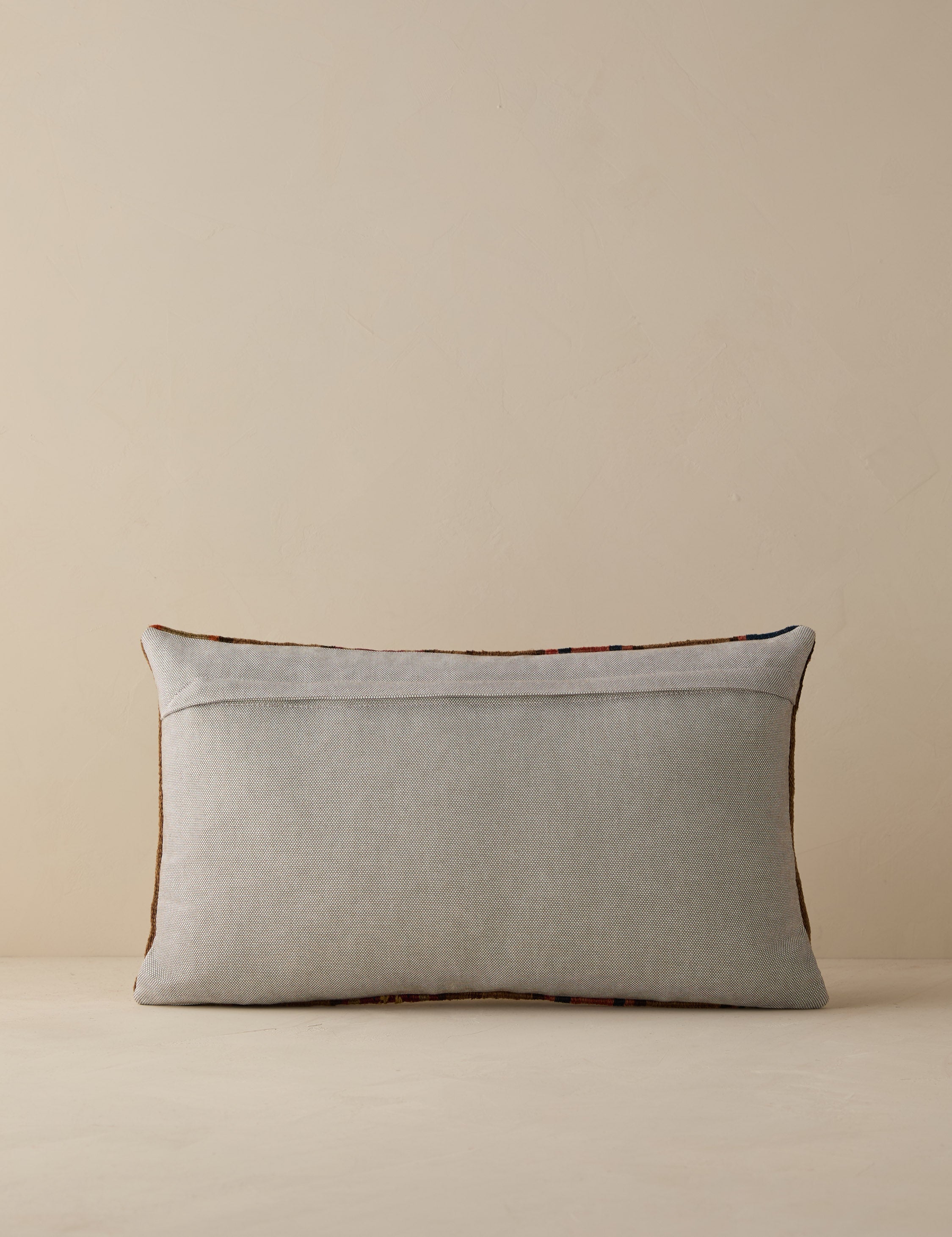 Vintage Lumbar Pillow No. 265, 12" x 20"