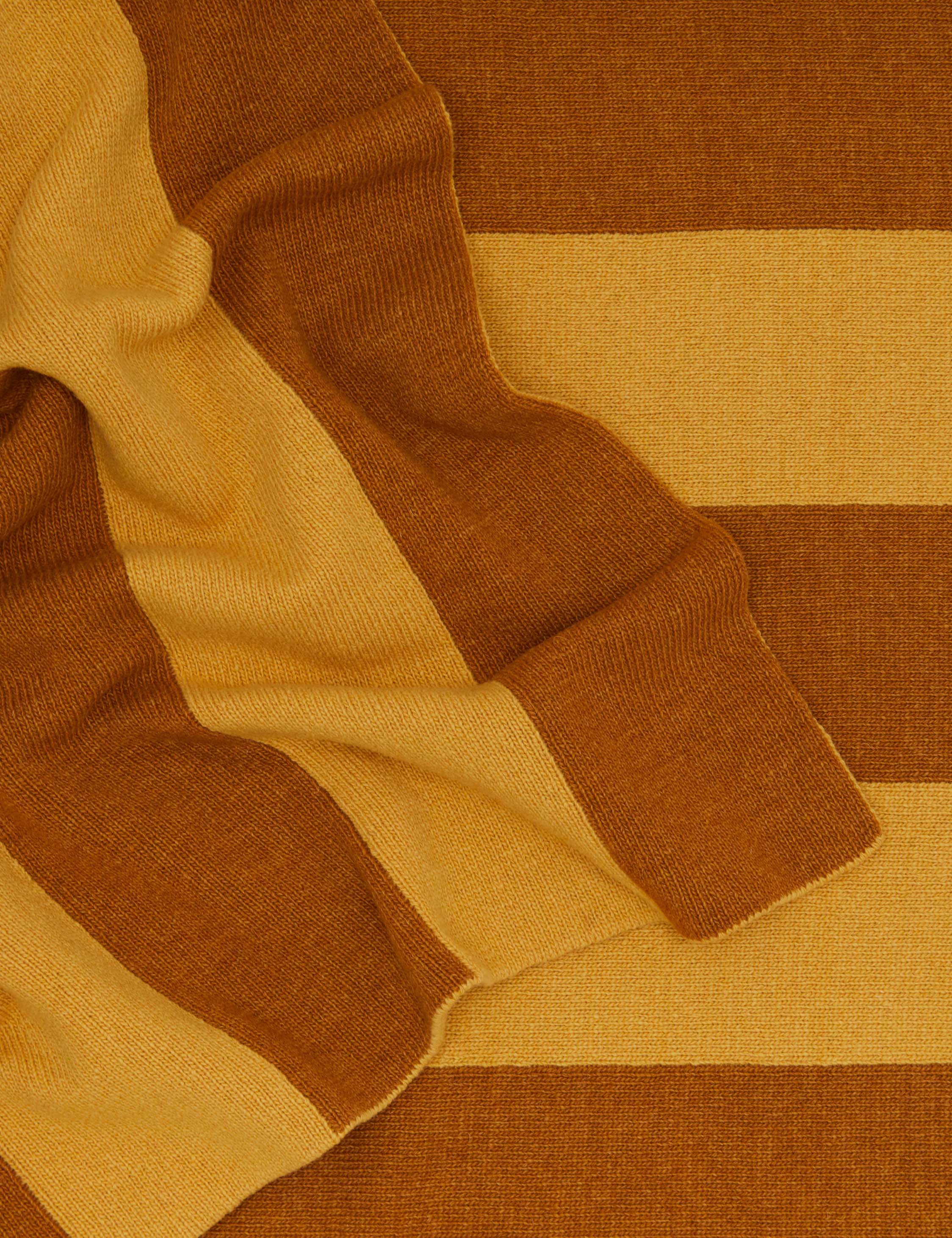 Simple Striped Wool Throw by Hawkins New York
