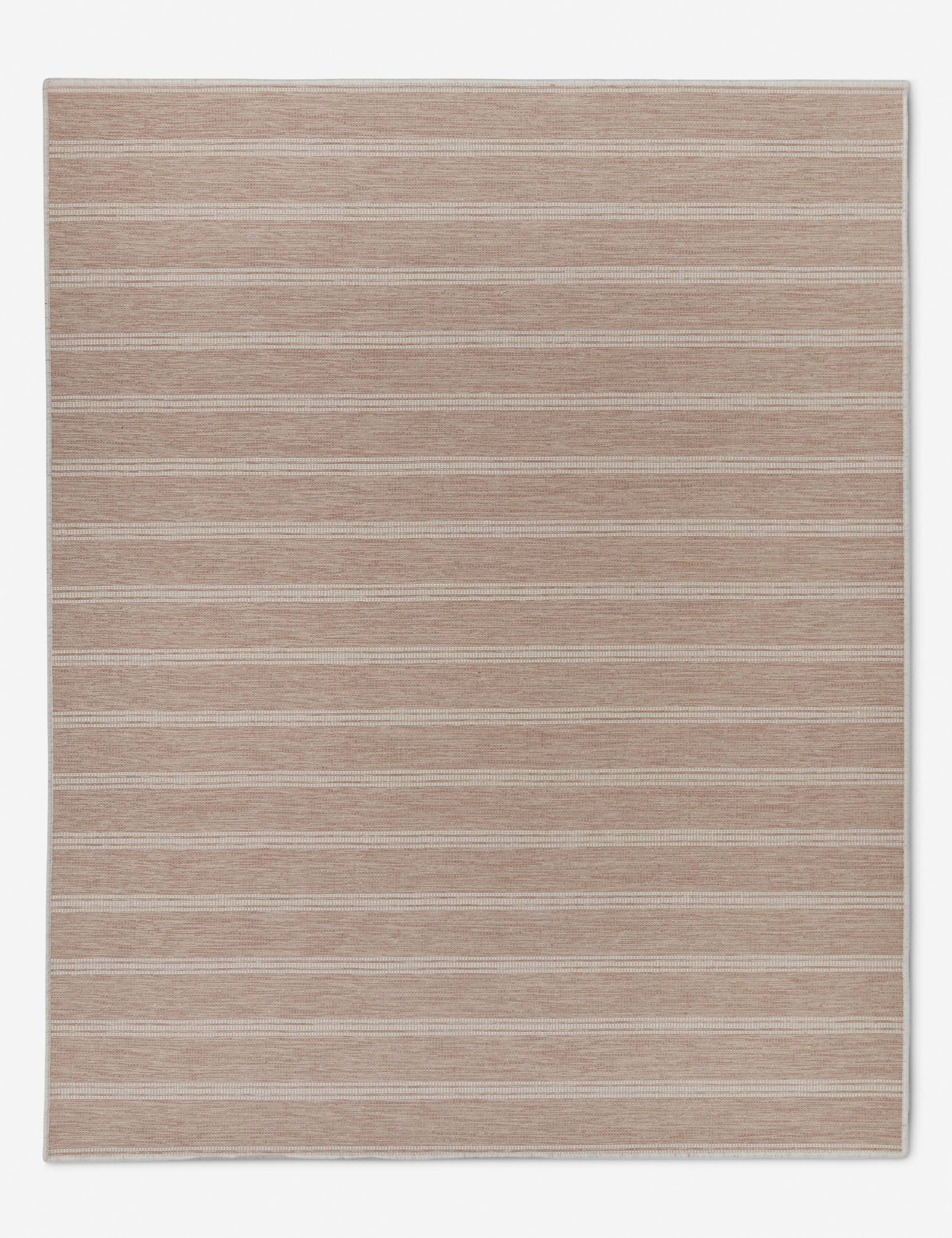 Custom Cheyenne Flatweave Wool Rug, Rose