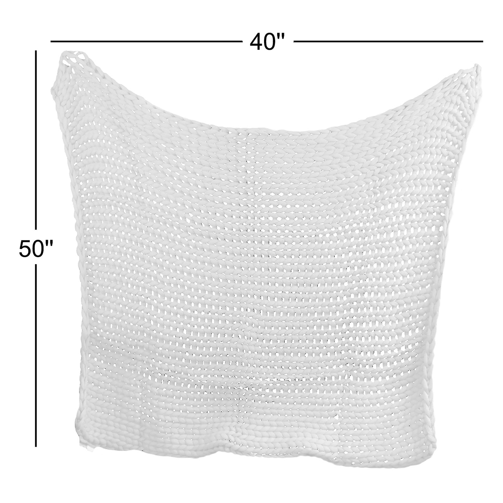 Maxine Acrylic Chunky Knit Throw Blanket