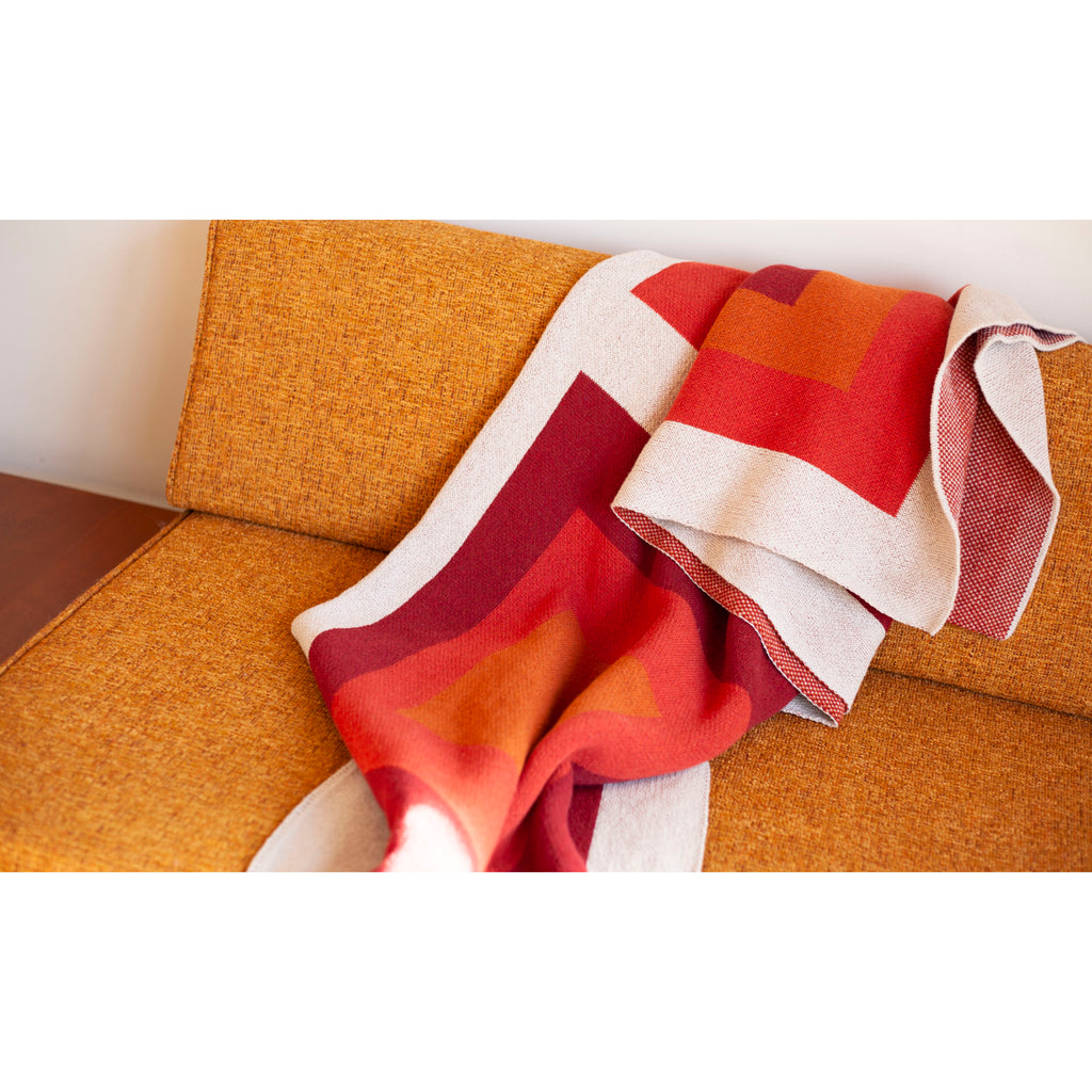 Modern Cotton Blend Knitted Throw Blanket