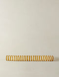 Painterly Stripe Linen Long Bolster Pillow by Sarah Sherman Samuel