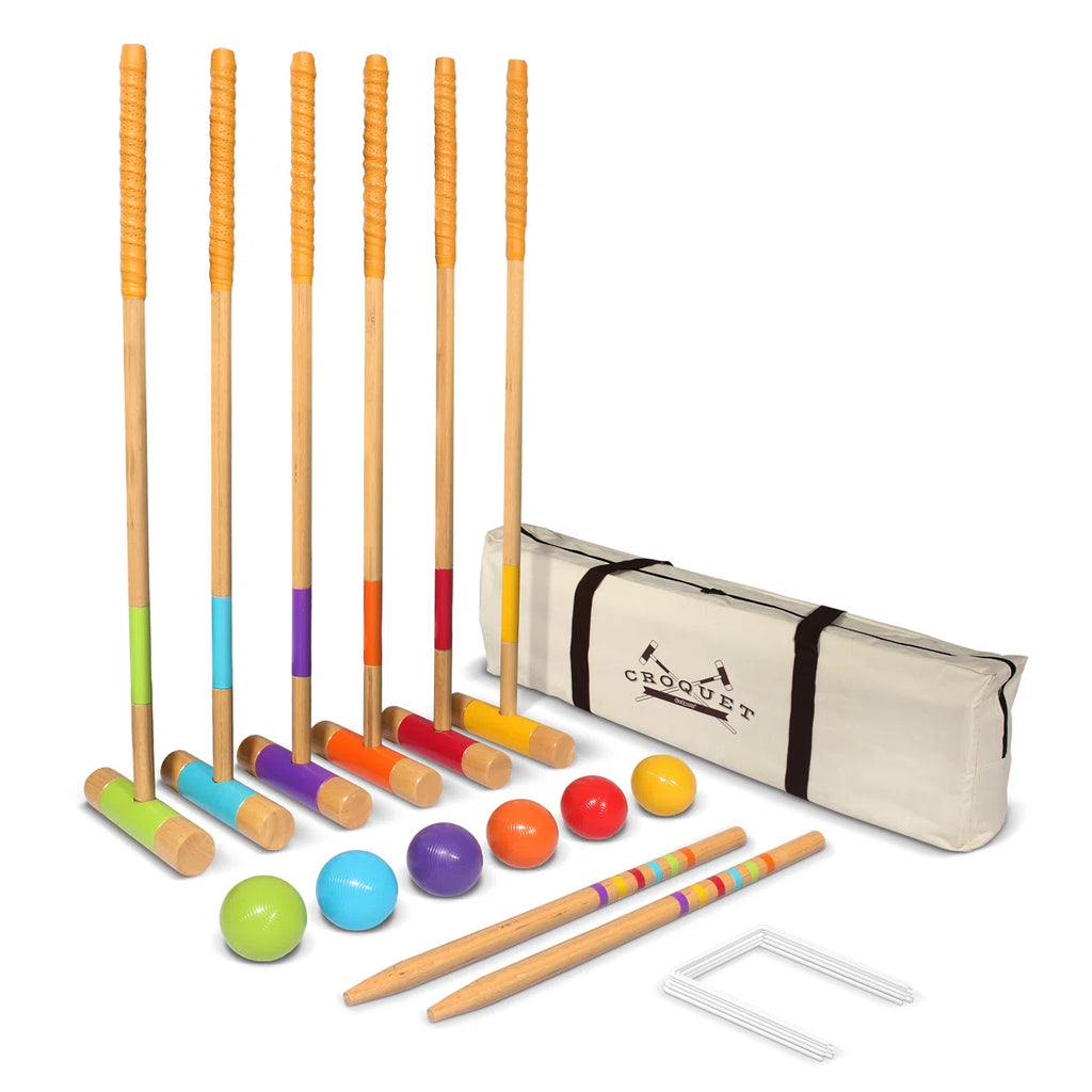 Premium Croquet Set with Carrying Case