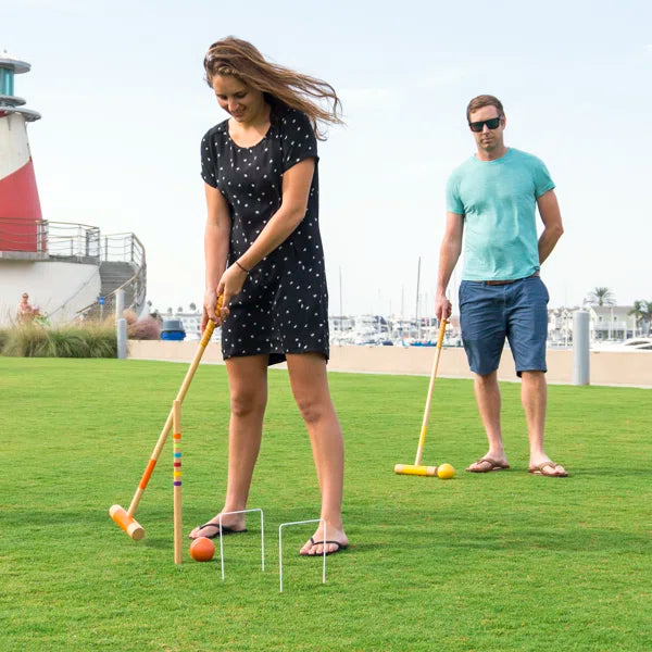 Premium Croquet Set with Carrying Case