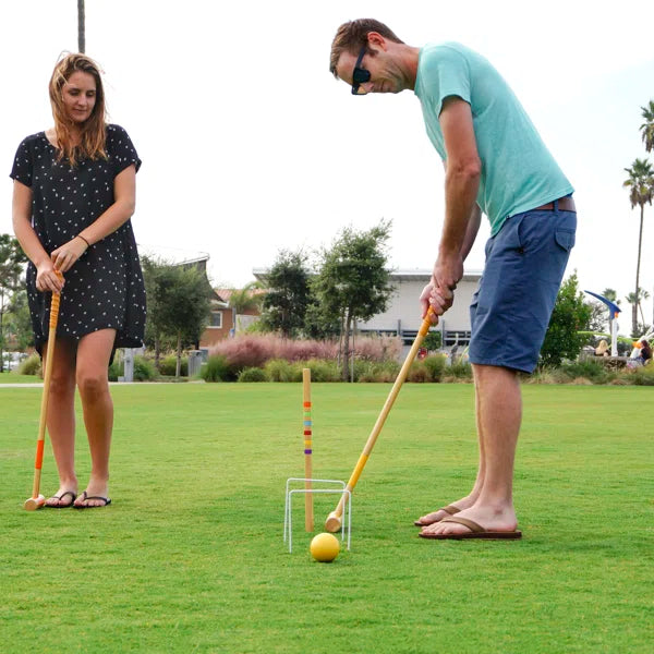 Premium Croquet Set with Carrying Case