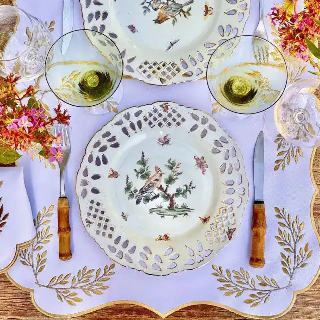 Radiant Leaf Borders Placemats