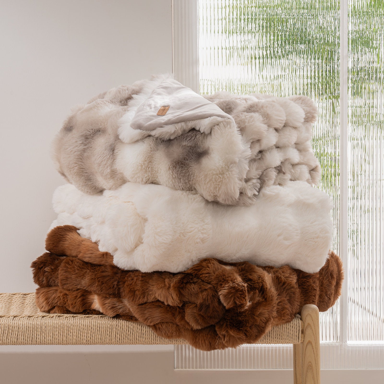 Ridgeline Faux Fur Throw Blanket