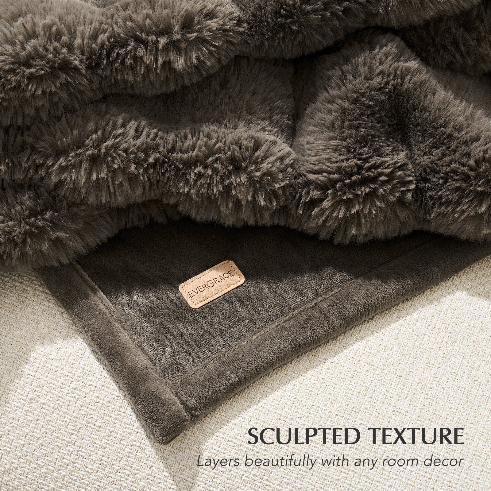 Ridgeline Faux Fur Throw Blanket