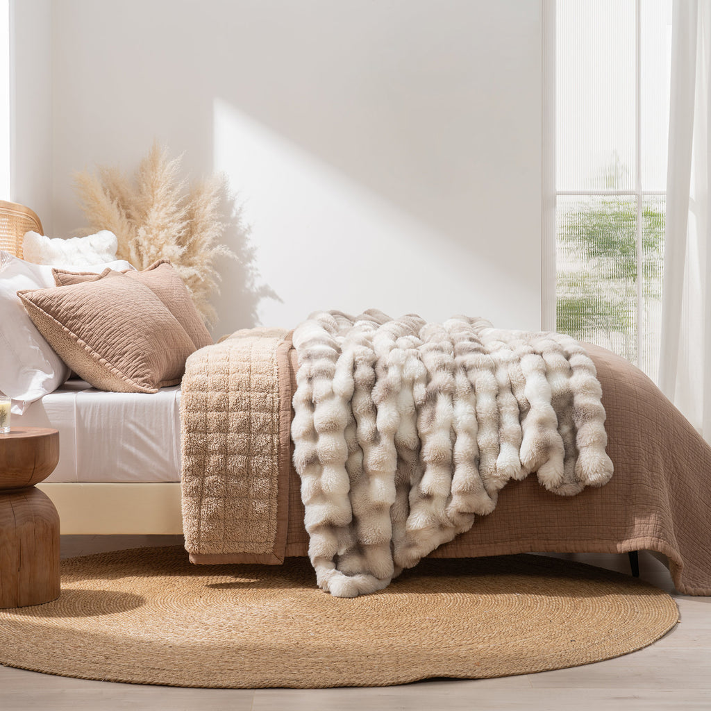 Ridgeline Faux Fur Throw Blanket