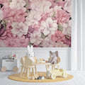 Rosy Floral Garden Wallpaper