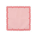 Pink Elegance Scallop Edge Placemat set of 4