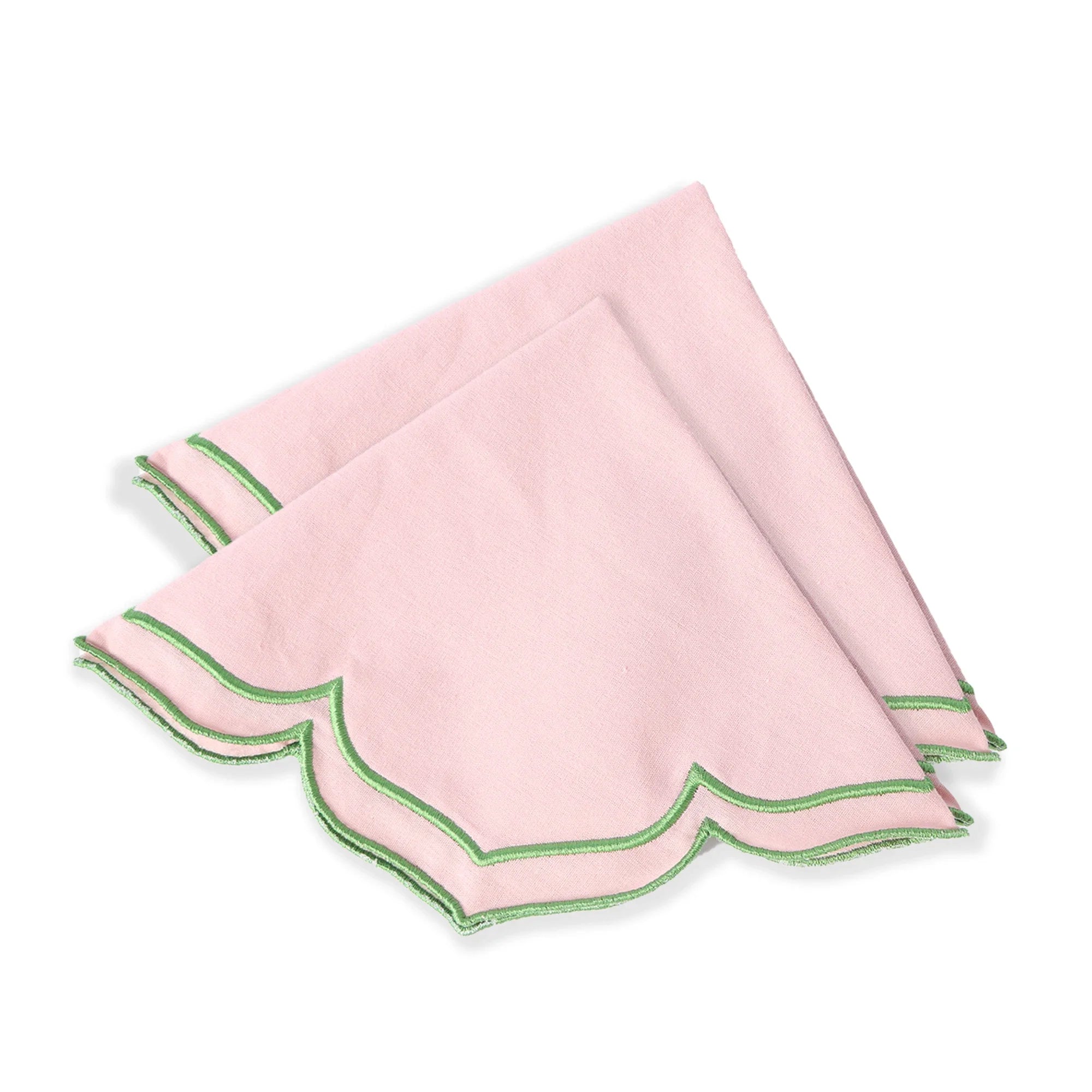 Petal Edge Placemat set of 4 - Blush & Pistachio