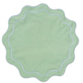 Sage Green Ethereal Petal Edge Placemat Set of 4