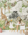 Safari Animal Exotic Jungle Wallpaper