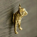 Brass Animal Bulldog Inspired Cabinet Door Knobs
