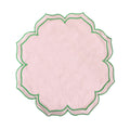 Petal Edge Placemat set of 4 - Blush & Pistachio