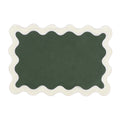 Scalloped Placemat Set of 4 - Hunter Green