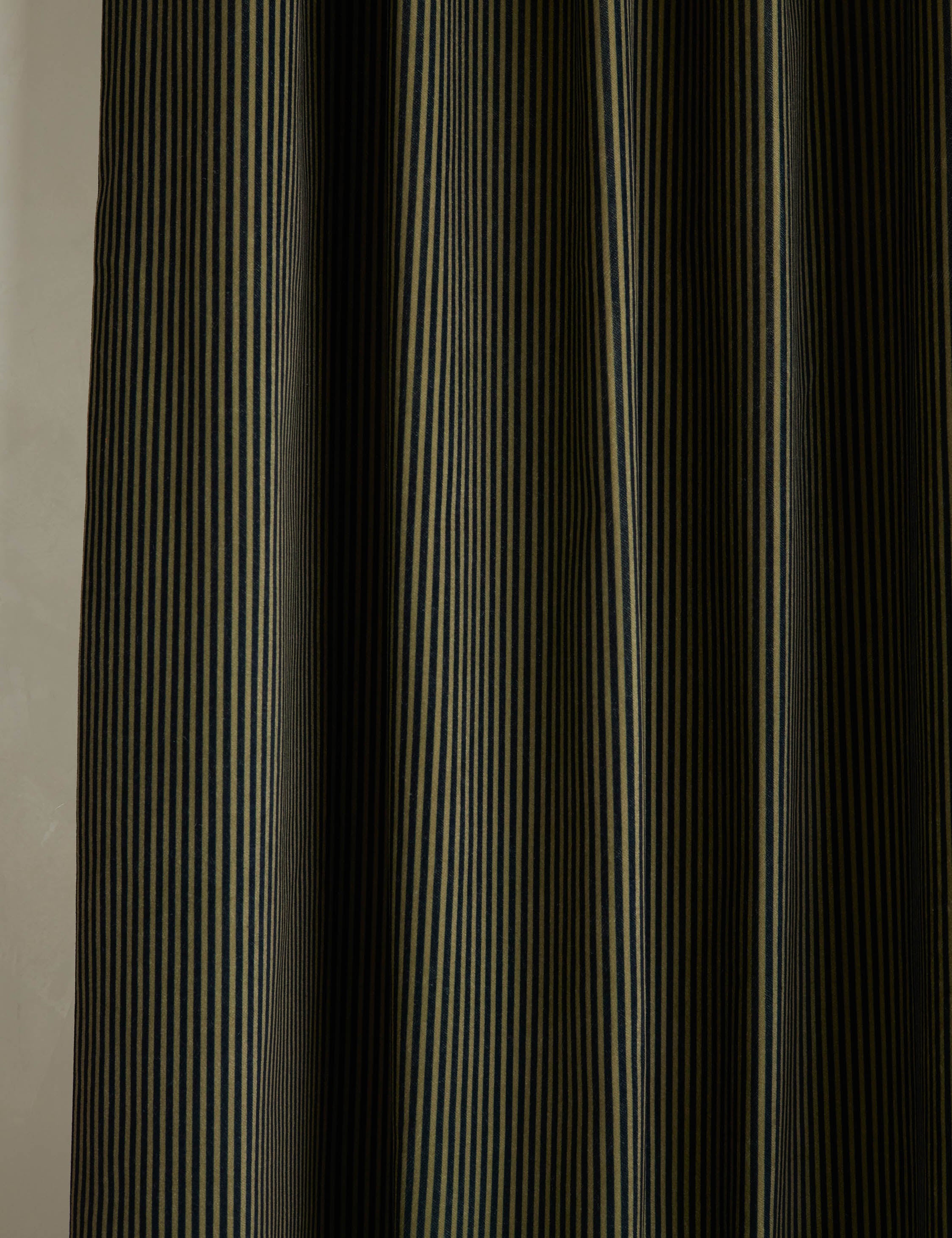 Striped Velvet Curtain Panel by Sarah Sherman Samuel