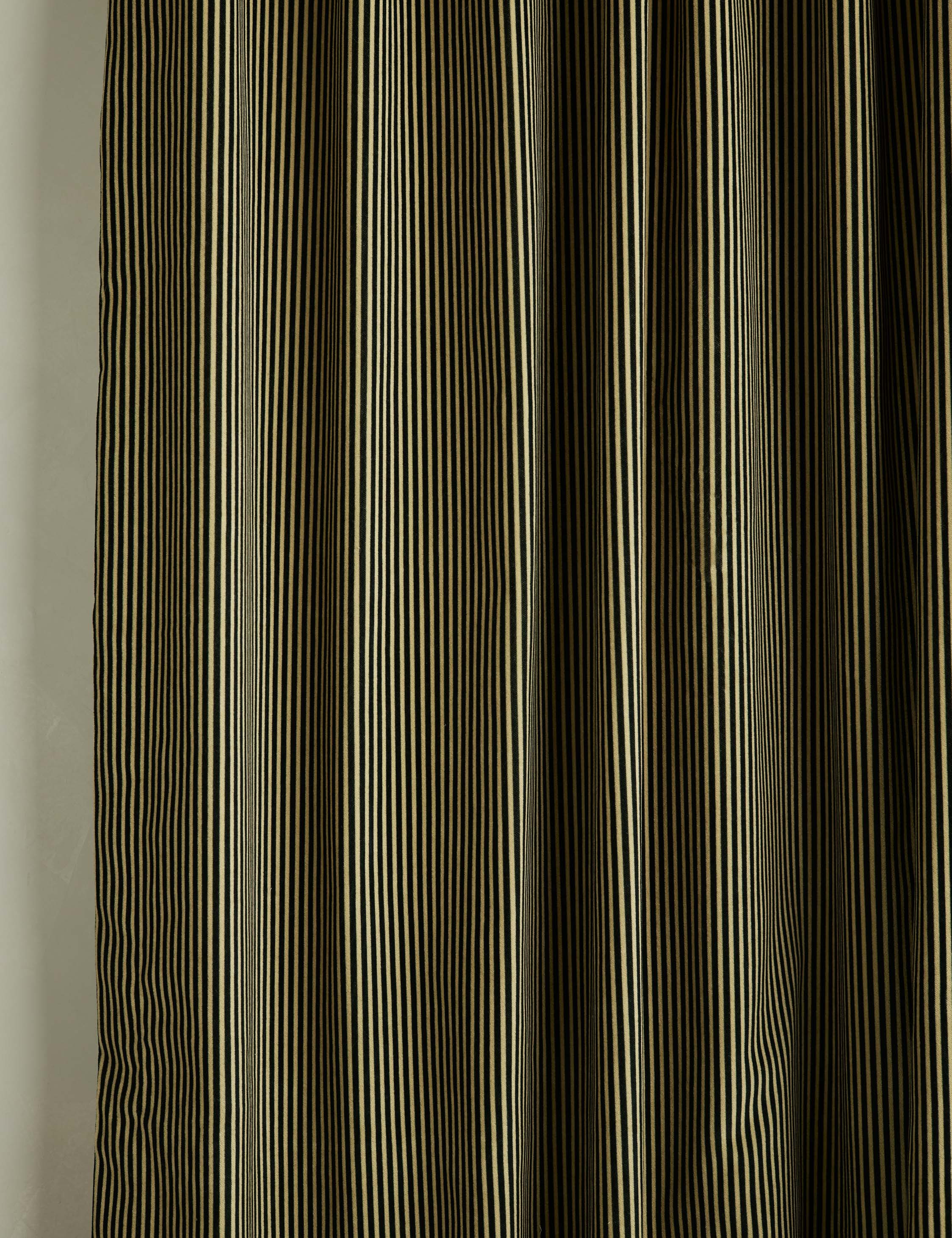 Striped Velvet Curtain Panel by Sarah Sherman Samuel