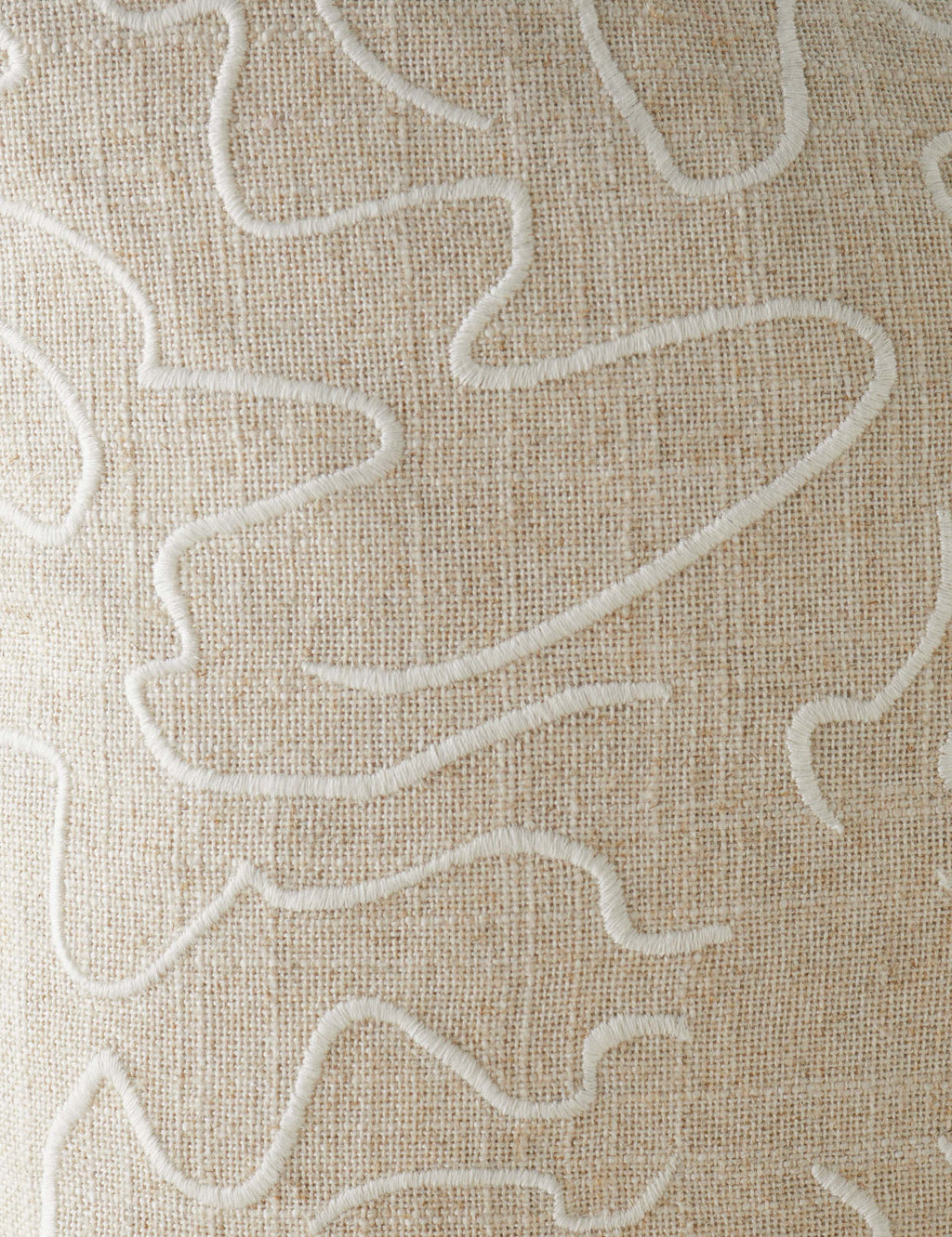 Topos Embroidered Pillow by Élan Byrd